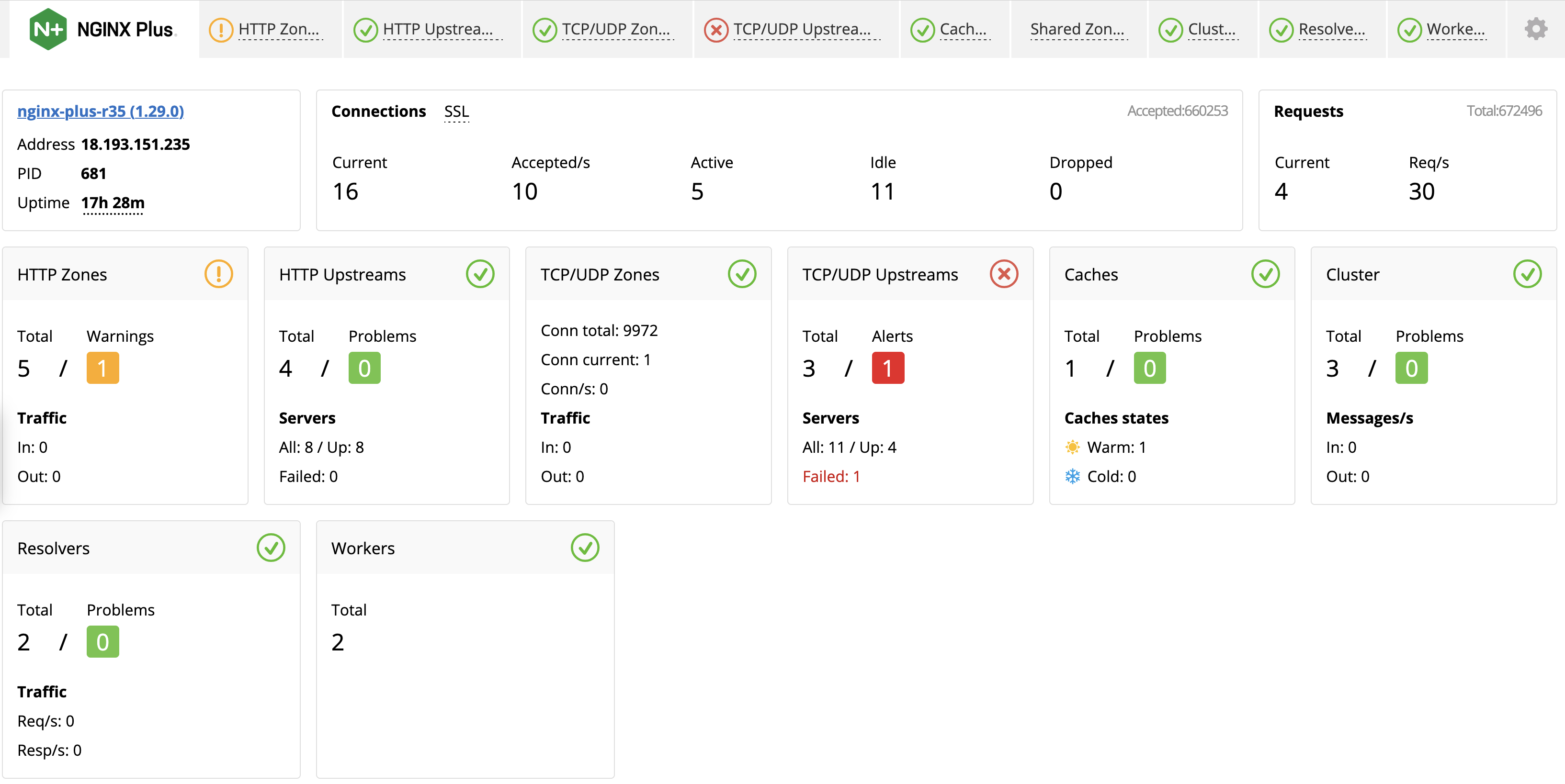 live activity monitoring